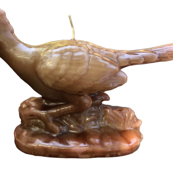 Vintage 1980s Roadrunner Candle in Great Condition for its Age; Painted Eyes - Picture 5 of 7